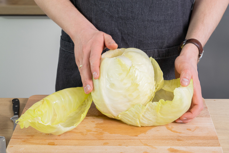 Kohlrouladen mit brauner Soße Kohlrouladen mit brauner Soße