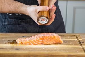 Lachs salzen