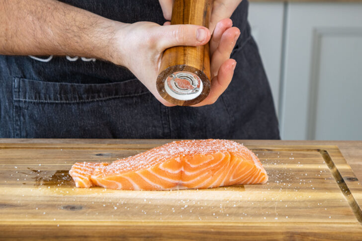 Lachs salzen