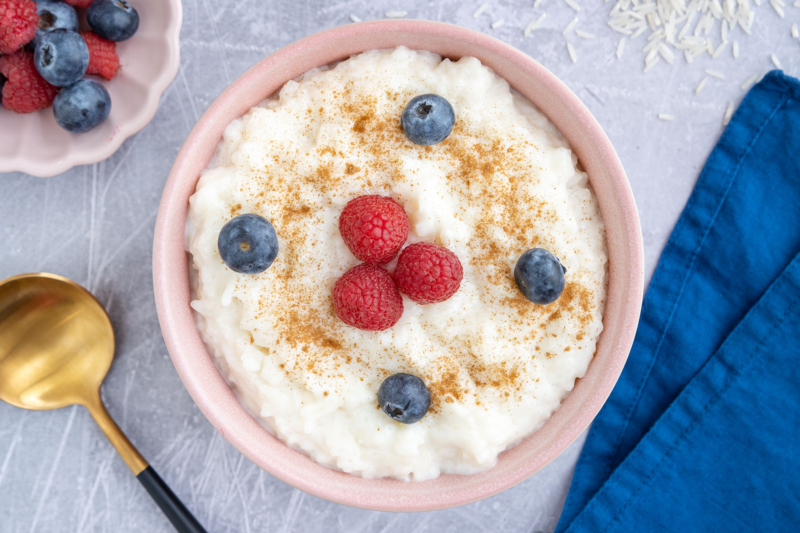 Milchreis mit normalem Reis Rezept