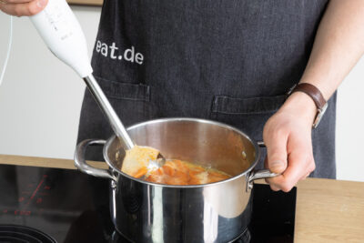 Morosuppe pürieren