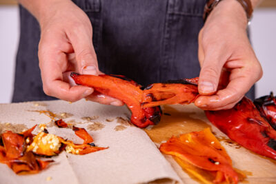 Paprika häuten