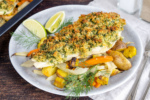 Pengasiusfilet im Backofen mit Gemüse