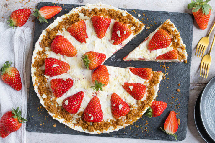Philadelphia Erdbeer-Frischkäse-Torte