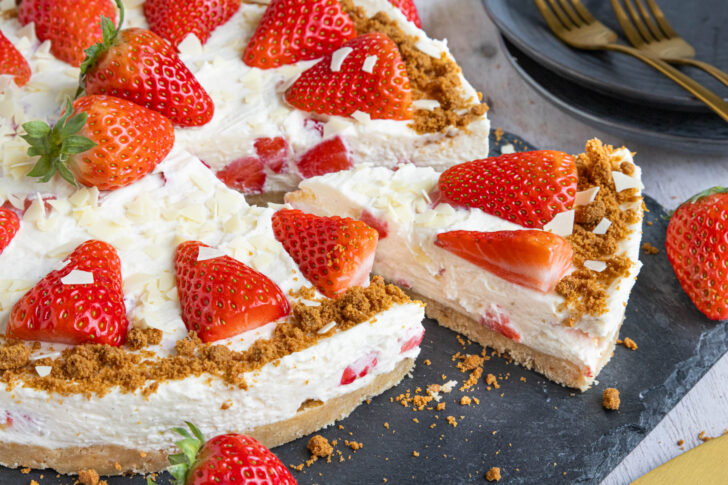 Philadelphia Erdbeer-Frischkäse-Torte