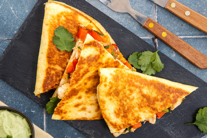 Quesadillas mit Hähnchen
