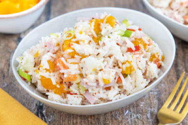 Reissalat mit Mandarinen