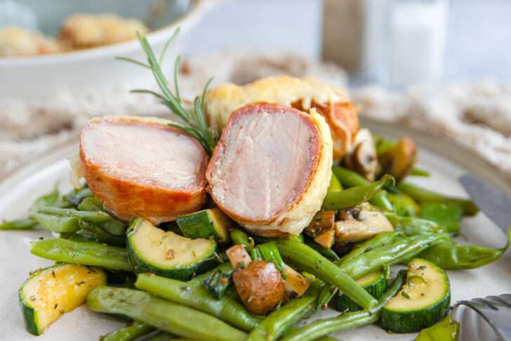 Schweinefilet überbacken