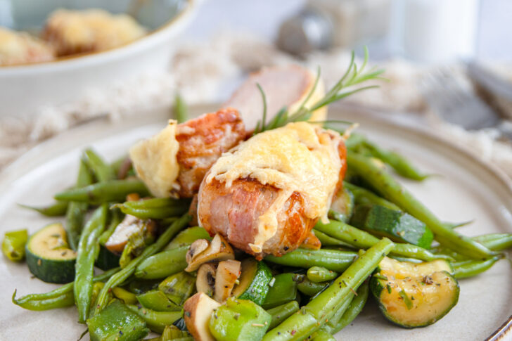 Schweinefilet überbacken