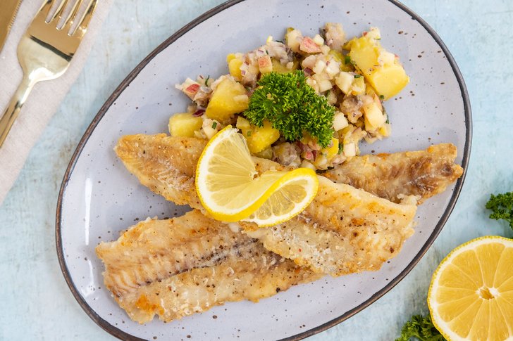 Seelachsfilet in der Pfanne braten