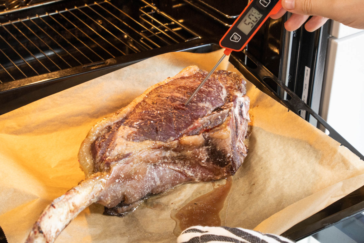 TomahawkSteak rückwärts grillen Rezept