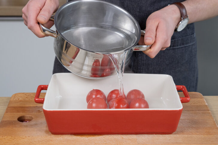 Tomaten blanchieren