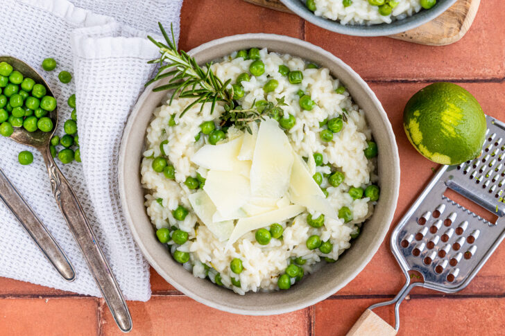 Erbsen-Risotto