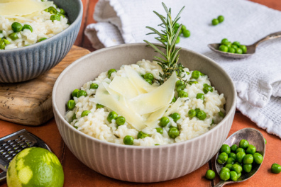 Erbsen-Risotto