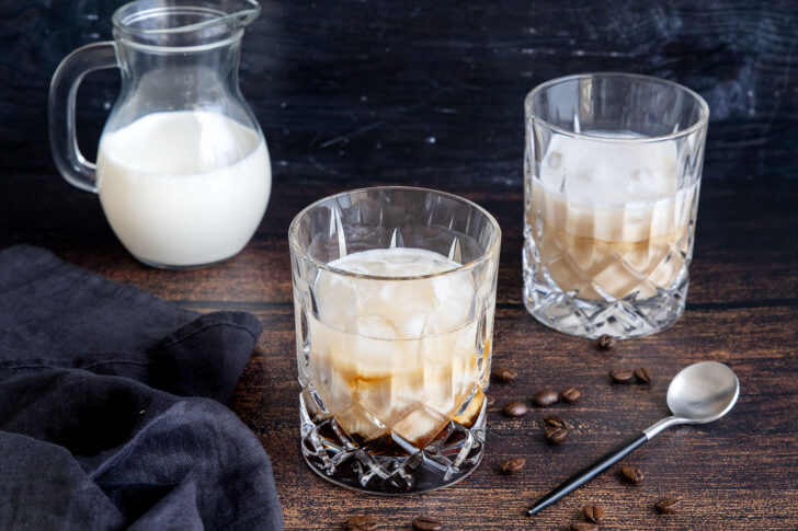 White Russian mit Milch Cocktail