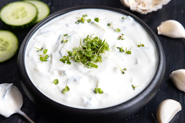 Zaziki mit Quark