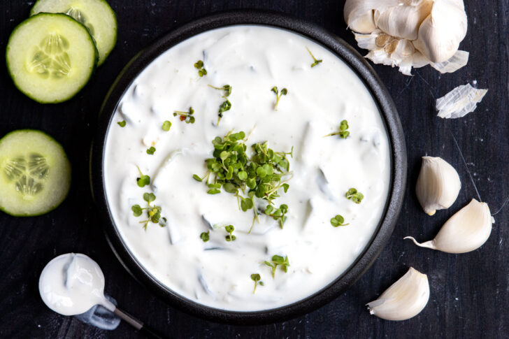 Zaziki mit Quark