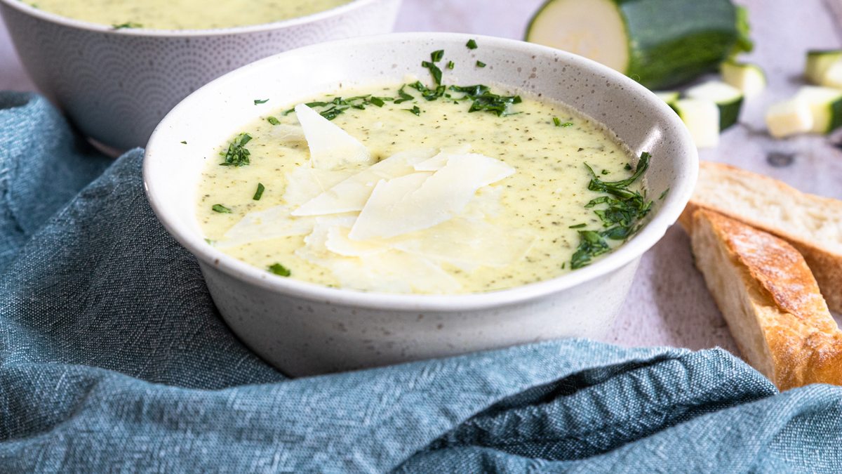 Rezept für Zucchinisuppe
