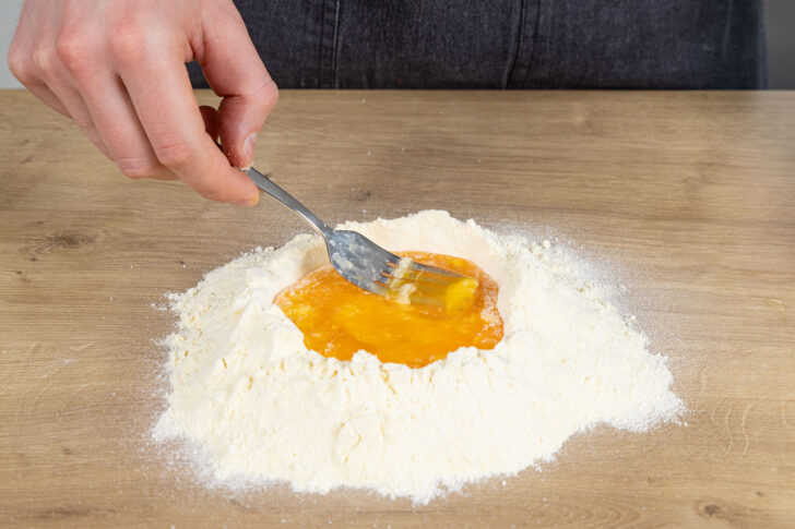 Eier verquirlen