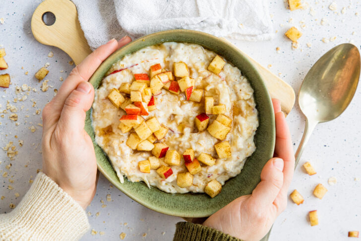 Apfel-Zimt-Porridge