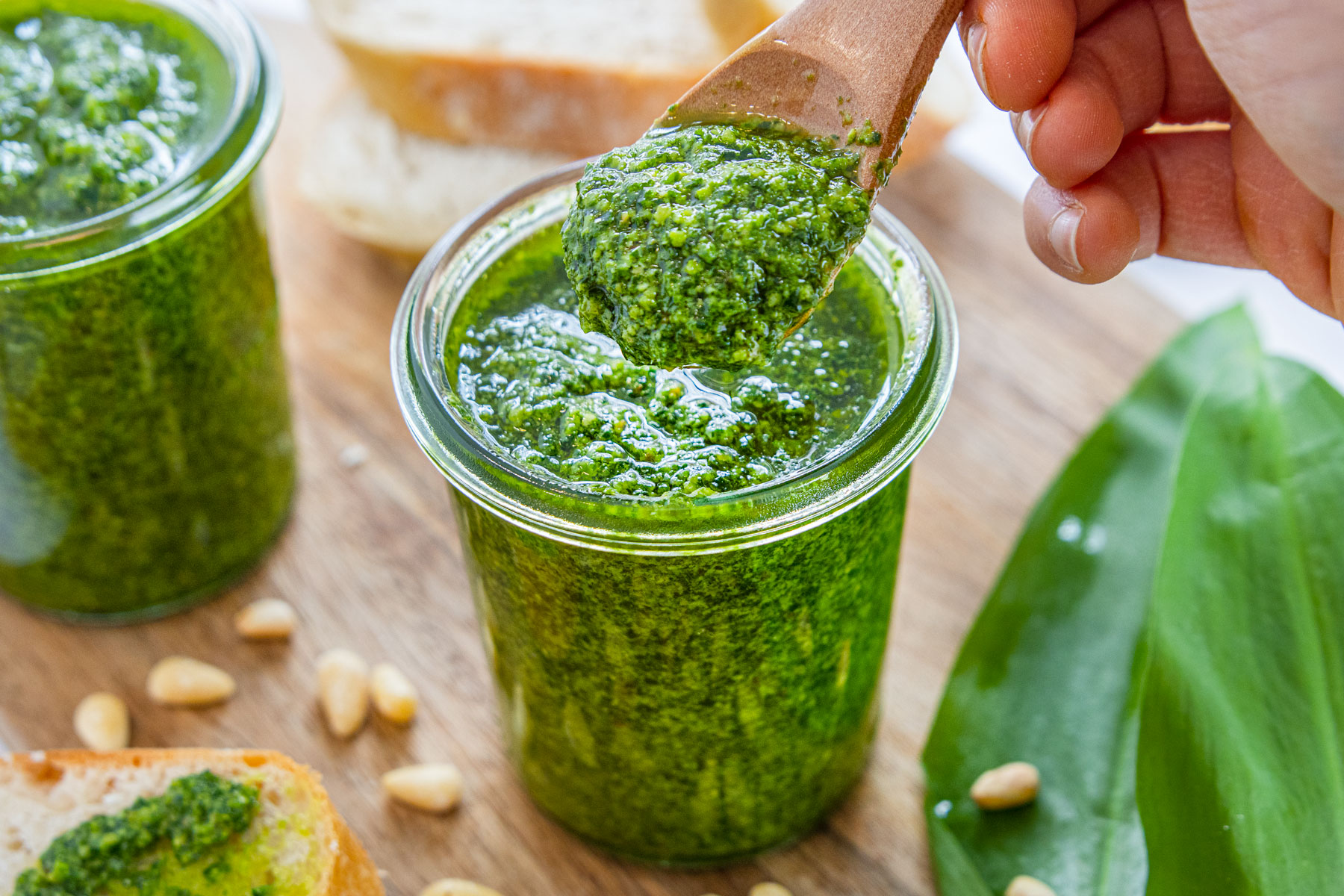 Bärlauchpesto selber machen