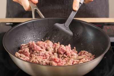 Hackfleisch anbraten