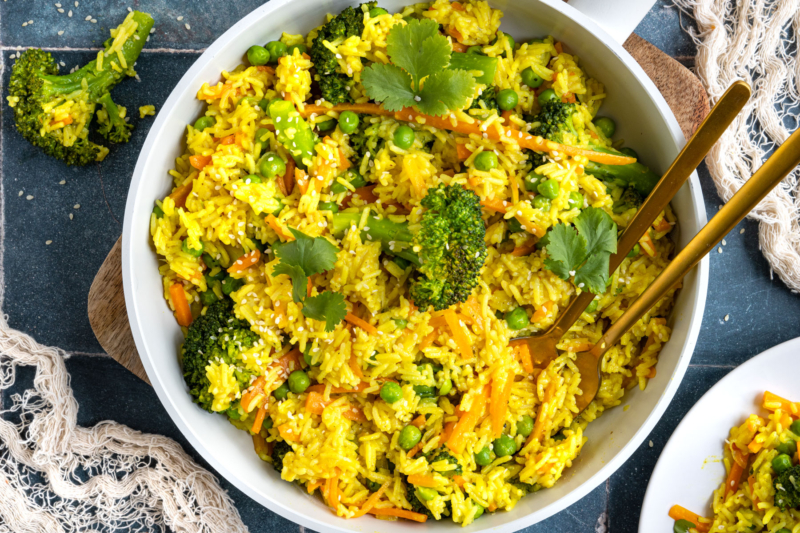 Brokkoli-Reis-Pfanne | Rezept - eat.de