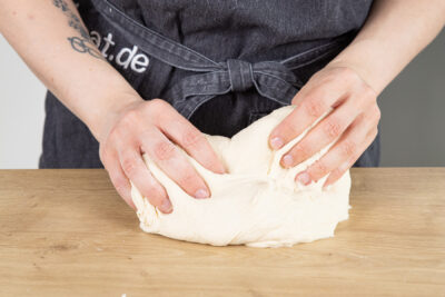 Ciabatta Teig kneten