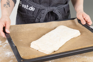 Ciabatta Teig gehen lassen