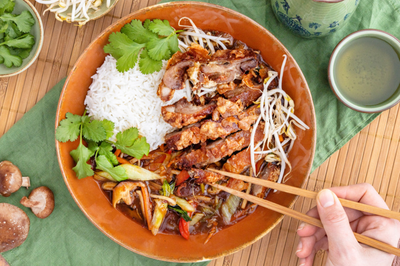 Ente Chop Suey