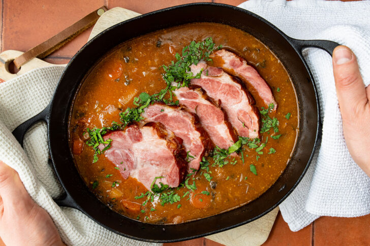 Kasslerbraten im Backofen