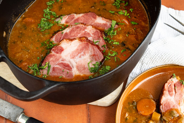 Kasslerbraten im Backofen
