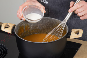 Sauce abbinden