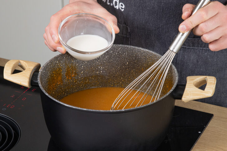 Sauce abbinden