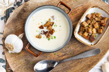 Knoblauchcremesuppe