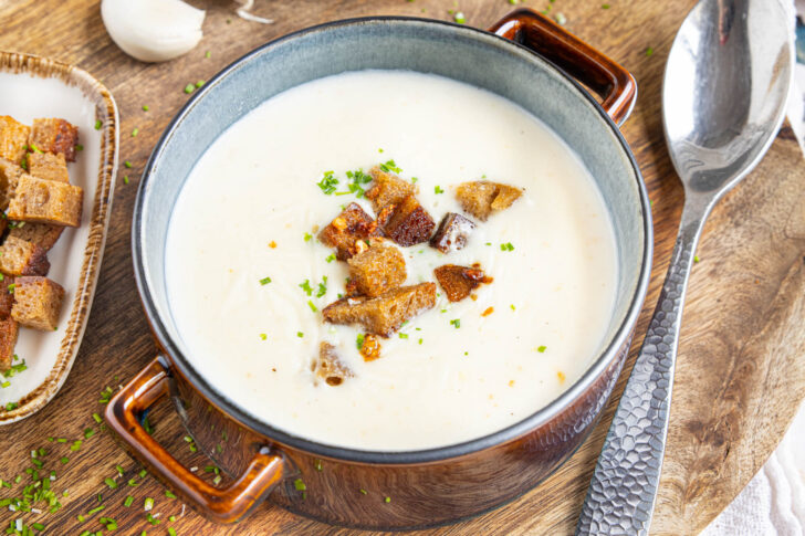 Knoblauchcremesuppe