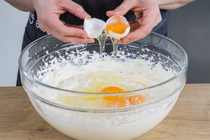 Eier unterrühren