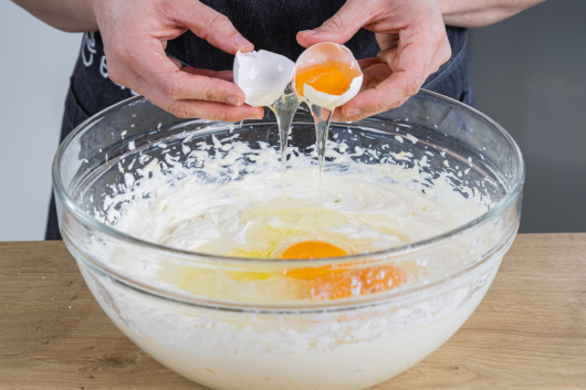 Eier unterrühren