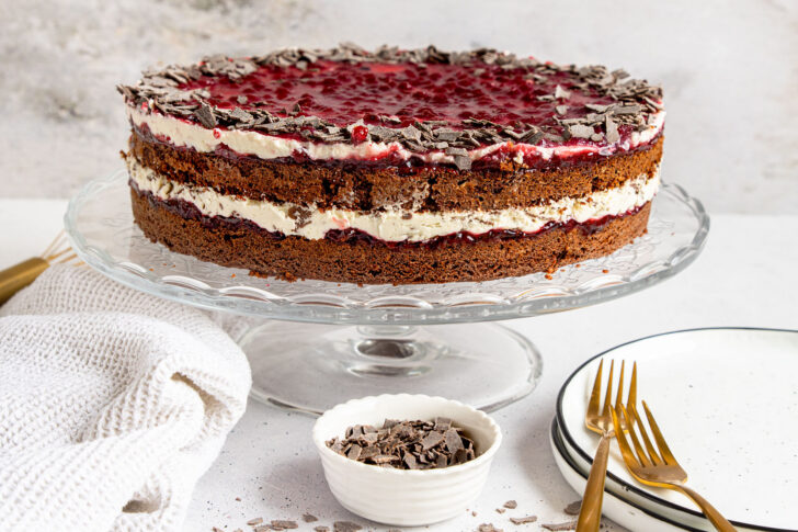 Fruchtige Preiselbeertorte