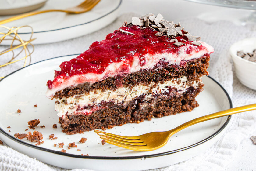 fruchtige Preiselbeertorte