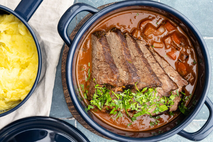 Rinderbraten im Topf