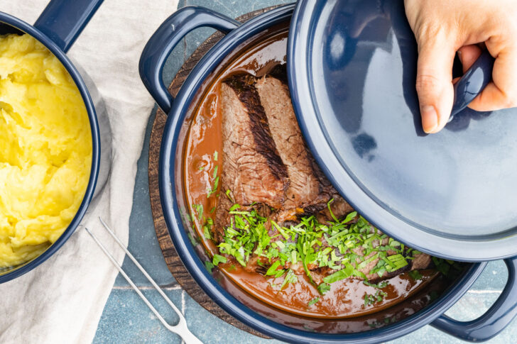 Rinderbraten im Topf