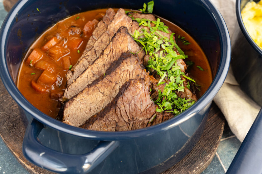 Rinderbraten im Topf