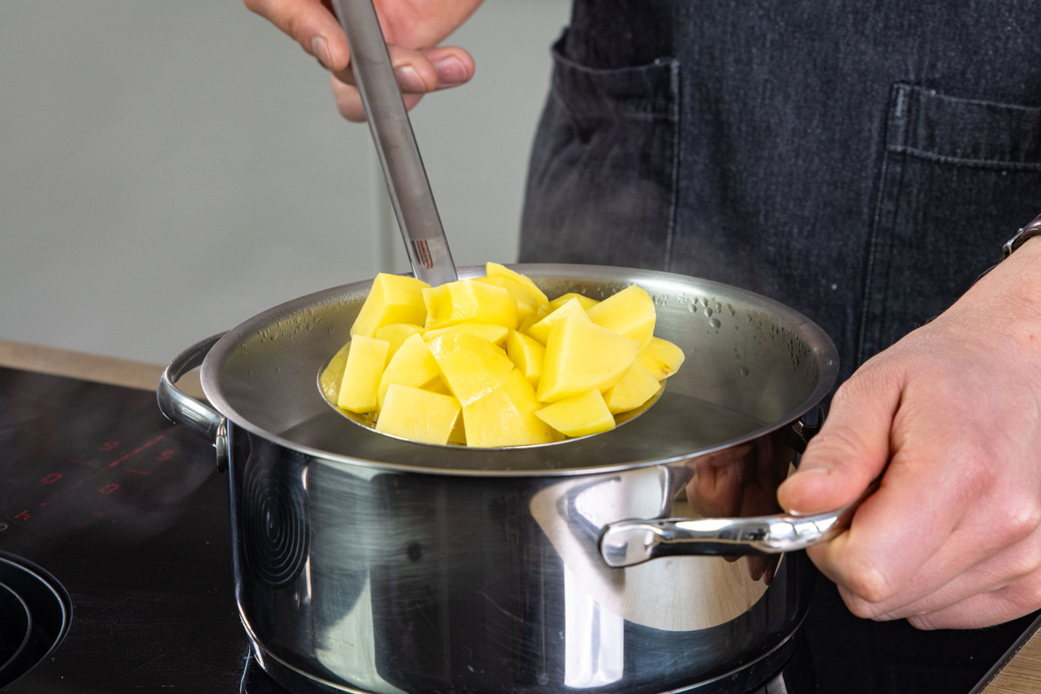 Rosenkohl-Lachs-Gratin | Rezept