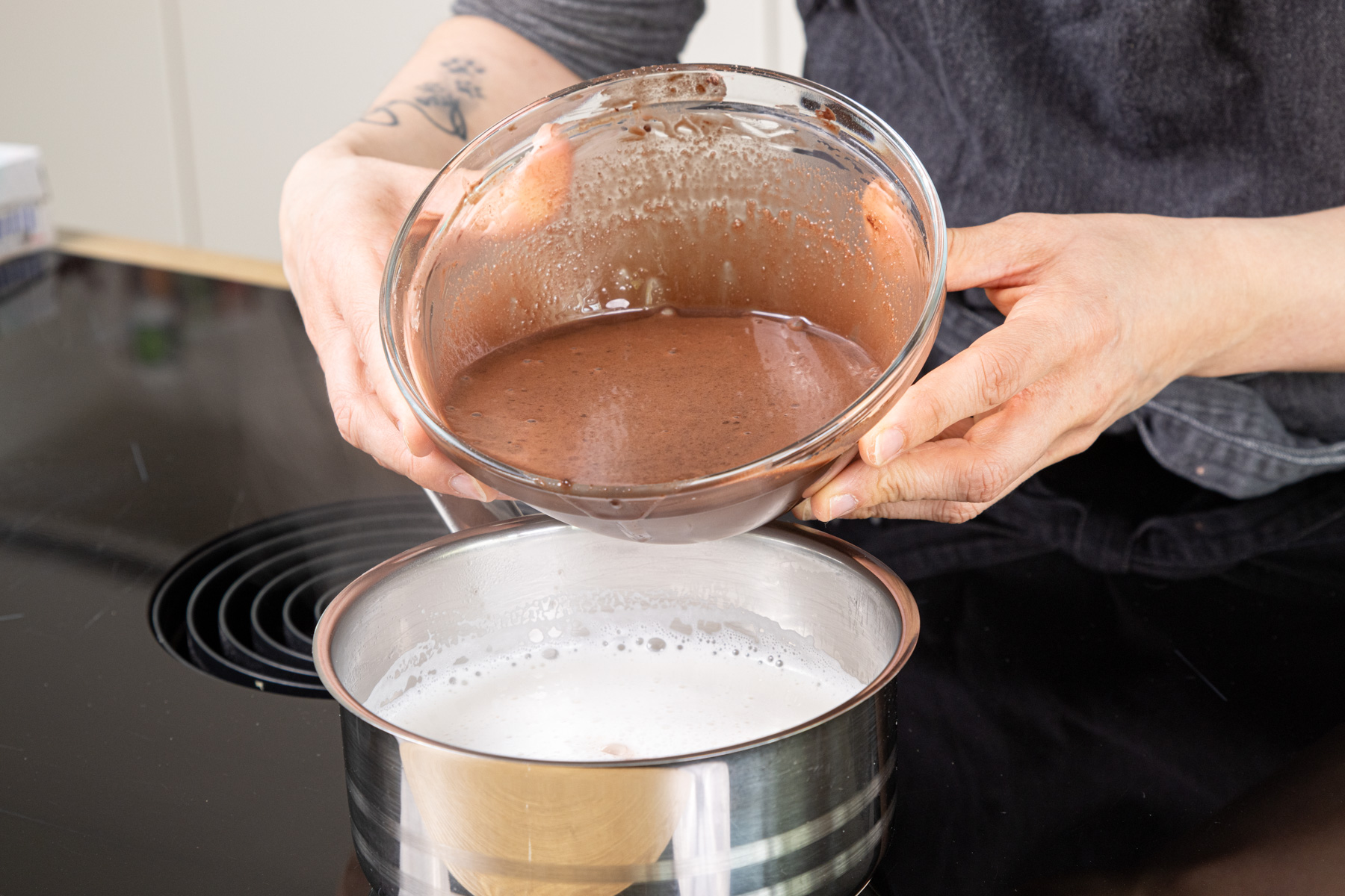 Pudding zubereiten