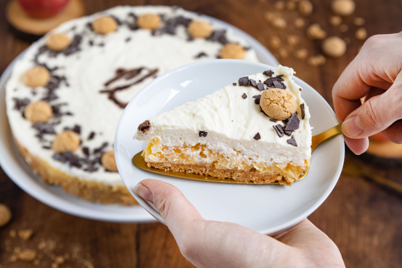Schwedische Apfeltorte ohne Backen
