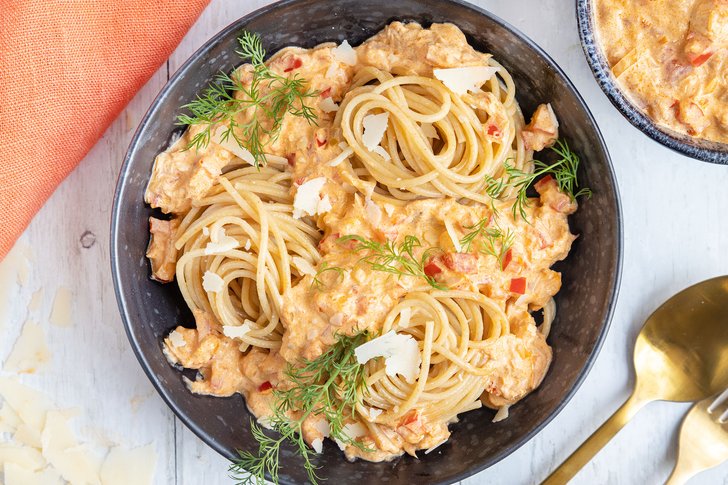 Tunfischsoße zu Pasta
