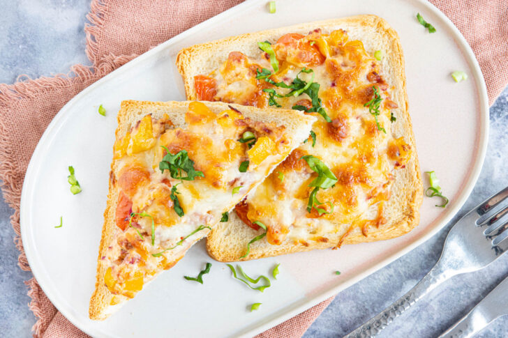 Toast überbacken im Backofen