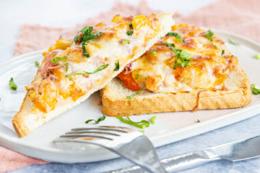 Toast überbacken im Backofen