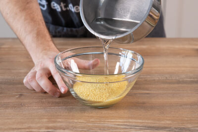 Couscous quellen lassen